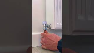 Radiator valve install plumbing plumbinglife radiator copper installation water pipework [upl. by Ynos751]