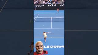 BRILLIANT baseline battle 👍 tennis australianopen sports ytshorts [upl. by Joaquin]