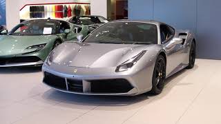 Ferrari 488 GTB  Grigio Titanio Metallic [upl. by Nydia881]