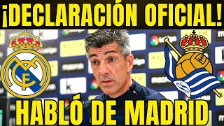 ¡MIRA LO QUE DIJO IMANOL ¡NADIE ESPERABA ESTO  NOTICIAS DEL REAL MADRID HOY [upl. by Margeaux221]