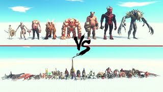 Infernals Vs All Units ARBS  Animal Revolt Battle Simulator [upl. by Enidualc]