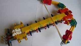 knex crossbow instructions how to make a powerful knexgun [upl. by Itirahc]