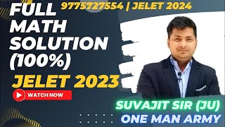 Jelet 2023 Math Full Solution  Answer key 2023 [upl. by Mikihisa]