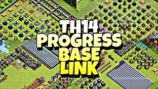 TOP 5 BEST TH14 PROGRESS BASE LINK  COC TOWN HALL 14 PROGRESS BASE LINK  CLASH OF CLANS [upl. by Newcomer10]