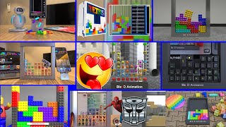 SOFTBODY TETRIS SIMULATION ❤️COMPILATION IN JUNE [upl. by Dyan]