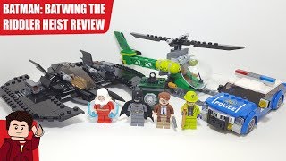 LEGO Batman Batwing and the Riddler Heist 76120 Set Review [upl. by Wamsley741]