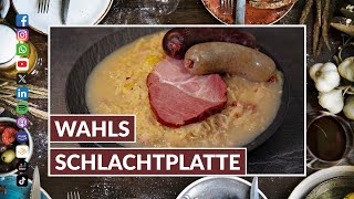 Wahls Schlachtplatte im bewährten Kochbeutel [upl. by Annelg]