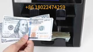 😄Money Counter Machine Mixed DenominationValue Counting Multi Currency Cash Counter [upl. by Baecher749]