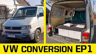 DIY campervan conversion – VW T4 [upl. by Nady]