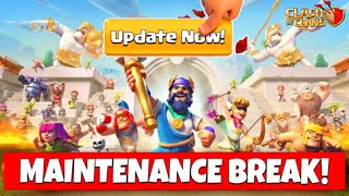 🔴 Coc Live  Maintenance Break Today in Clash of Clans LiveStream Clashofclans [upl. by Ellekcim290]