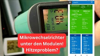 Mikrowechselrichter unter den Modulen Hitzeproblem [upl. by Akimal]