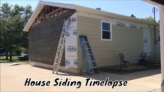 House Siding Time lapse  Demo to Painting [upl. by Washington471]