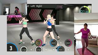 Knockout Home Fitness for Nintendo Switch  Lunge Kicks [upl. by Gastineau206]