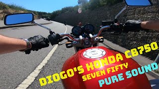 126  Diogos Honda CB750 Seven Fifty  Pure Sound [upl. by Jenness]