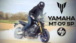 2021 Yamaha MT09 SP Review  Skids  Wheelies [upl. by Kass]