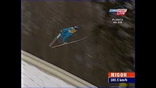 GERMAN Planica 2005  Einzelwettkampf Sonntag Eurosport Germany [upl. by Eelrebmyk]