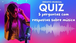 Você É Um Verdadeiro Fã de Música Testese Com Este Quiz de 5 Perguntas [upl. by Neeruam58]