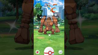 When I got Shiny Rock legendary shorts shiny raid legendary regirock galarian game ultragoo [upl. by Idnam]