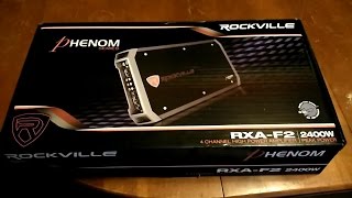 Rockville Phenom RXAF2 4 channel amp [upl. by Miza]