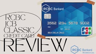 RCBC Classic JCB Credit Card  Quick Review [upl. by Pru757]