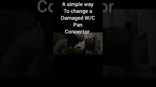 How to change a WC pan connector at home howtochangewcpanconnector plumbingsolutions plubingidea [upl. by Nesrac]