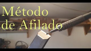 Método de afilado parte 1 formón TUTORIAL [upl. by Onafets71]