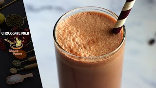 Chocolate Milk  3 Ingredient Chocolate Milk Recipe [upl. by Rehtaef84]