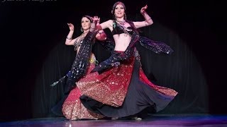 Barbara Giannantoni amp Valenteena Ianni perform at The Tribal Massive Bellydance Showcase [upl. by Eveivenej]