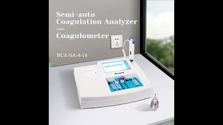 Coagulation Analyzer Coagulometer BCASA416 1 [upl. by Herzen]