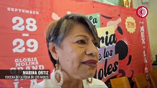 Anuncian Feria de los Moles en Los Ángeles California el platillo invitado será el chile en nogada [upl. by Timoteo]