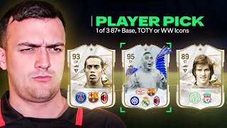 ICON Player Pick Decides My Past amp Present Team [upl. by Benilda]