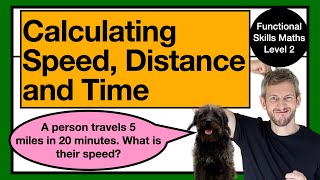 40 Using speed distance and time Level 2 functionalskills maths gcsemaths [upl. by Garvin]