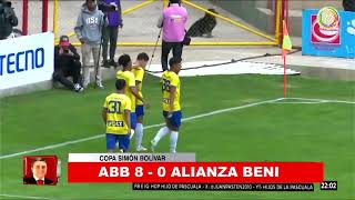 ABB 8  0 Alianza Beni l CopaSimónBolívar semifinal ida [upl. by Arnaldo99]