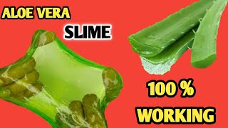 Aloe vera Slime Easy Slime  How to make aloe vera slime Aloevera slime [upl. by Mcferren]