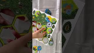 Cascadia Board Game Components 1 asmrboardgamespopupsnapboardgamegamessatisfying [upl. by Jareen]