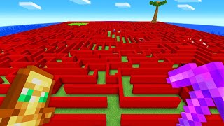 Minecrafts HARDEST MAZE vs YouTubers 1000 challenge [upl. by Aiuqal383]