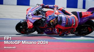 DUO SPANIARD TAKE THE LEADS  FP1 MotoGP MISANO 2024 HIGHLIGHT RECAP [upl. by Ameyn]