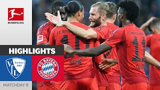 Bayern Cruise to Victory in Bochum  VfL Bochum 1848  FC Bayern München 50  Highlights  MD 8 [upl. by Giacinta880]