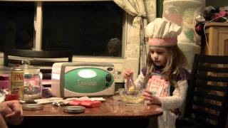 Zoe cooks with an Easy Bake Oven part 1 of 3 [upl. by Jerrome]