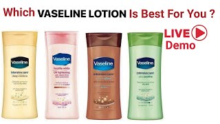 Vaseline Body Lotions Review  All Variants Review [upl. by Valda]