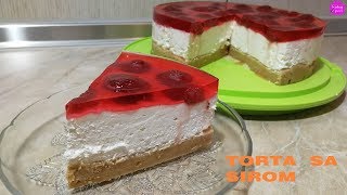 Torta Sa Sirom  Ne Peče Se  Cheesecake [upl. by Chlores776]