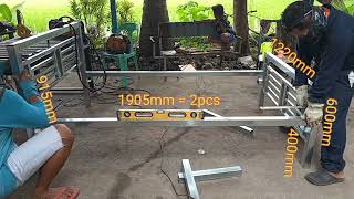 steel bed making step by step [upl. by Waxman]