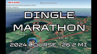 Dingle Full and Half Marathon 2024 fly over the marathon course [upl. by Farlee]