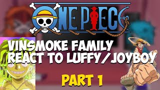 Vinsmoke Family React to LuffyJoyboy  part 2  One Piece  Gacha [upl. by Ecydnarb431]