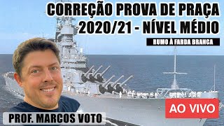 PROVA DE PRAÇA  2021  CORREÇÃO COMENTADA FORMAÇÃO MILITAR NAVAL [upl. by Danyelle32]