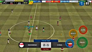 Indonesia v China  PLS Pro League Soccer Gameplay [upl. by Gardner]