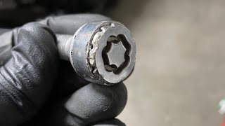 How to Remove a Locking Lug Nut without a Lug Nut Key This is the easiest way [upl. by Aya]