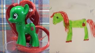 JINGLE THE HOLIDAY PONY  Fan Custom Friday 13  Custom OC Pony Giveaway by MandaPanda FCF [upl. by Liebowitz]