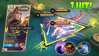 LANCELOT NEW SEASON BEST 1SHOT BUILD TO RANK UP FASTER  PRO TIPS amp TRICKS  MLBB [upl. by Jonati933]