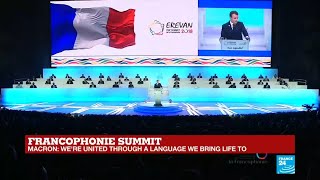 Francophonie Summit quotFrancophonie needs to reconquer the youthquot [upl. by Hopkins]